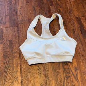 White sports bra